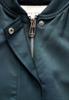 Satin-Blouson cool vintage green