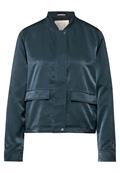Satin-Blouson cool vintage green
