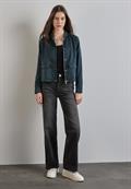 Satin-Blouson cool vintage green