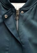 Satin-Blouson cool vintage green
