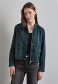 Satin-Blouson cool vintage green