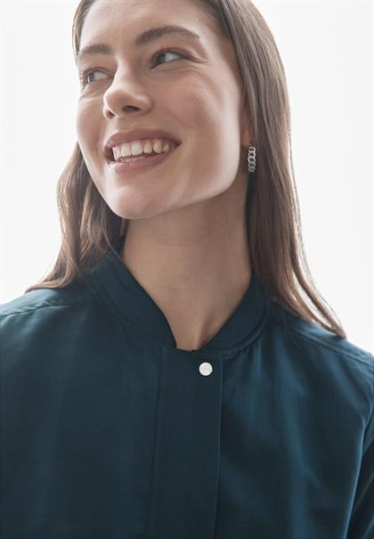 Satin-Blouson cool vintage green