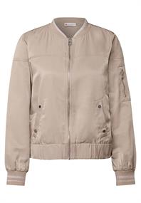 Satin Blouson safari beige