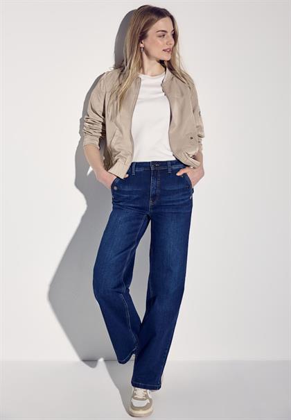 Satin Blouson safari beige
