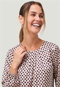 Satinbluse creamblack