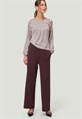 Satinbluse creamblack