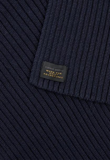 Schal aus Baumwoll-Mix dark navy