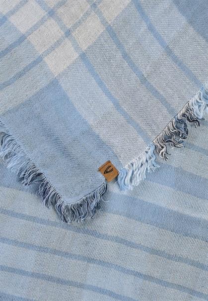 Schal aus Baumwollmix soft blue