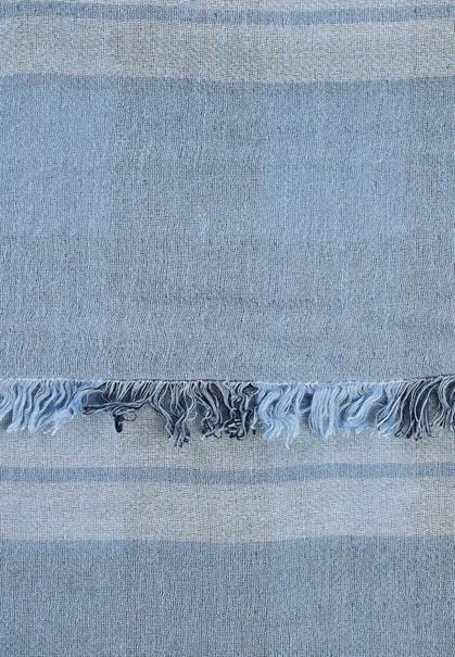 Schal aus Baumwollmix soft blue