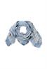 Schal aus Baumwollmix soft blue