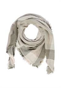 Schal aus einem Baumwollmix shadow khaki