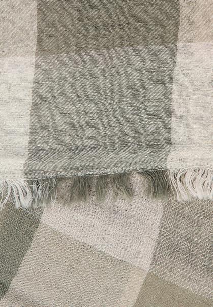 Schal aus einem Baumwollmix shadow khaki