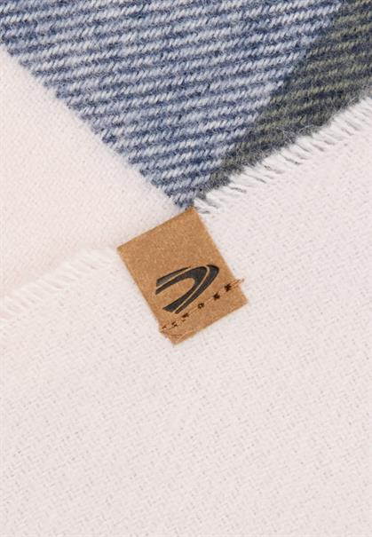 Schal aus recyceltem Polyester sage