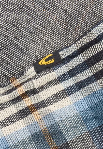 Schal aus reiner Baumwolle asphalt