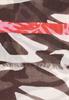 Schal mit Allover Print brown