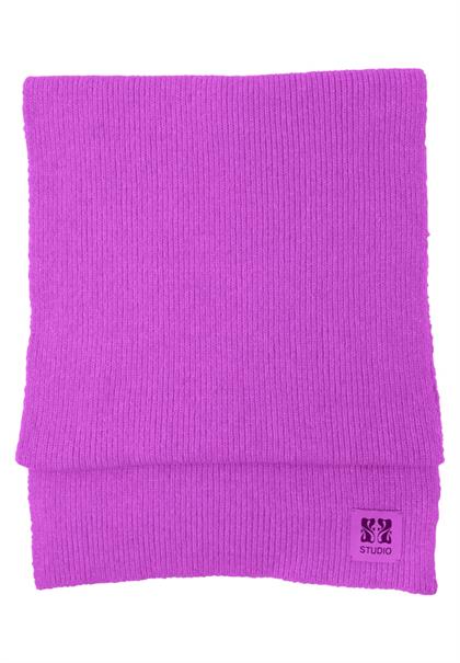 Schal mit Badge floral pink