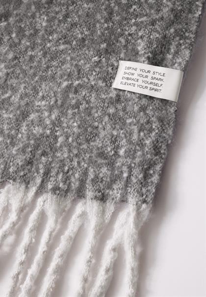 Schal mit Farbverlauf whale tail grey