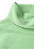 Schalkragen Strukturshirt gleam green