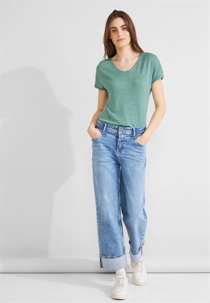 Schimmer T-Shirt cloudy aqua