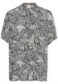 Schlupfbluse mit Allover Print aop