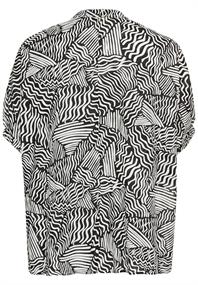 Schlupfbluse mit Allover Print aop