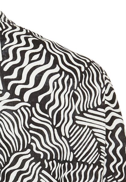 Schlupfbluse mit Allover Print aop