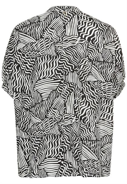 Schlupfbluse mit Allover Print aop