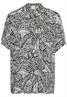 Schlupfbluse mit Allover Print aop