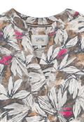 Schlupfbluse mit floralen Allover-Print aop magnolia