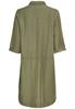Schlupfkleid mit Hemdkragen olive