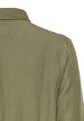 Schlupfkleid mit Hemdkragen olive