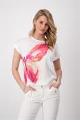 Schmetterling Blusenshirt off-white