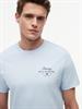 SCRIPT STACK REGULAR TEE breezy blue