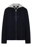 Scuba Jacke mit Sweat-Inlay urban dark blue