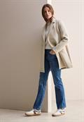 Scuba-Mantel desert beige melange