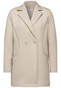 Scuba-Mantel desert beige melange