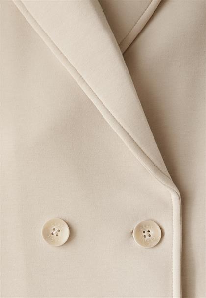 Scuba-Mantel desert beige melange