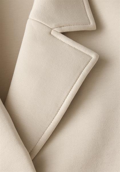 Scuba-Mantel desert beige melange
