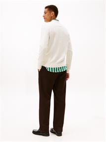 SEASONAL STRUCTURE CNECK ivory petal