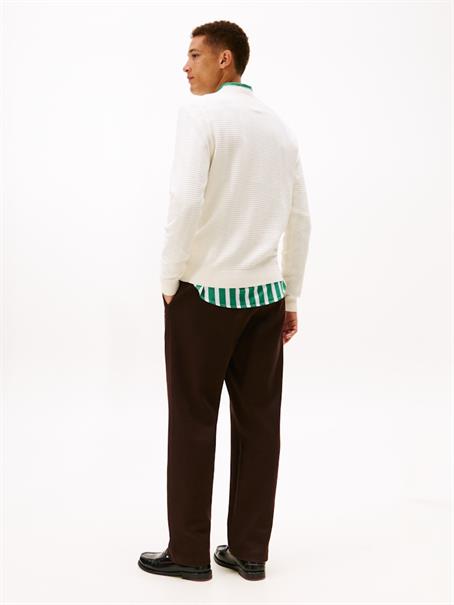 SEASONAL STRUCTURE CNECK ivory petal