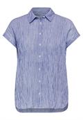 Seersucker Bluse azure blouse blue