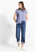 Seersucker Bluse azure blouse blue