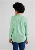 Seersucker Bluse brisk green