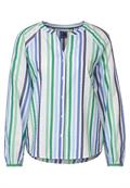 Seersucker Bluse fresh spring green