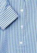 Seersucker Bluse original blue
