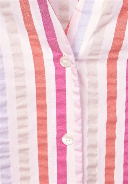 Seersucker Bluse pink sorbet