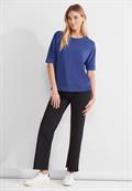 Seiden Look T-Shirt intense royal blue