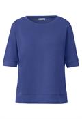 Seiden Look T-Shirt intense royal blue