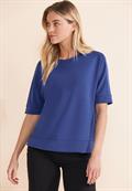 Seiden Look T-Shirt intense royal blue