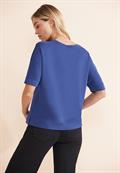 Seiden Look T-Shirt intense royal blue